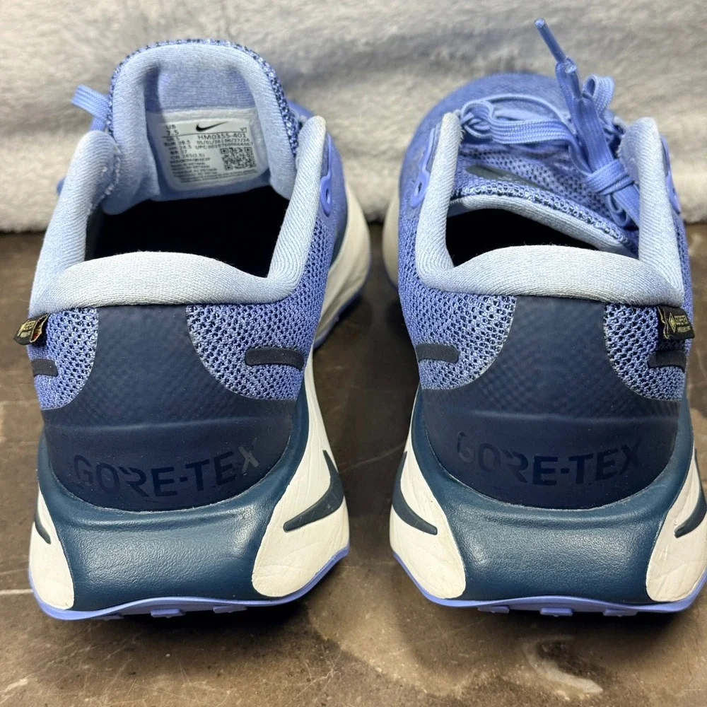 Nike Motiva Gore-Tex Running Shoes Womens 7.5 Blue HM0355 Waterproof Sneakers